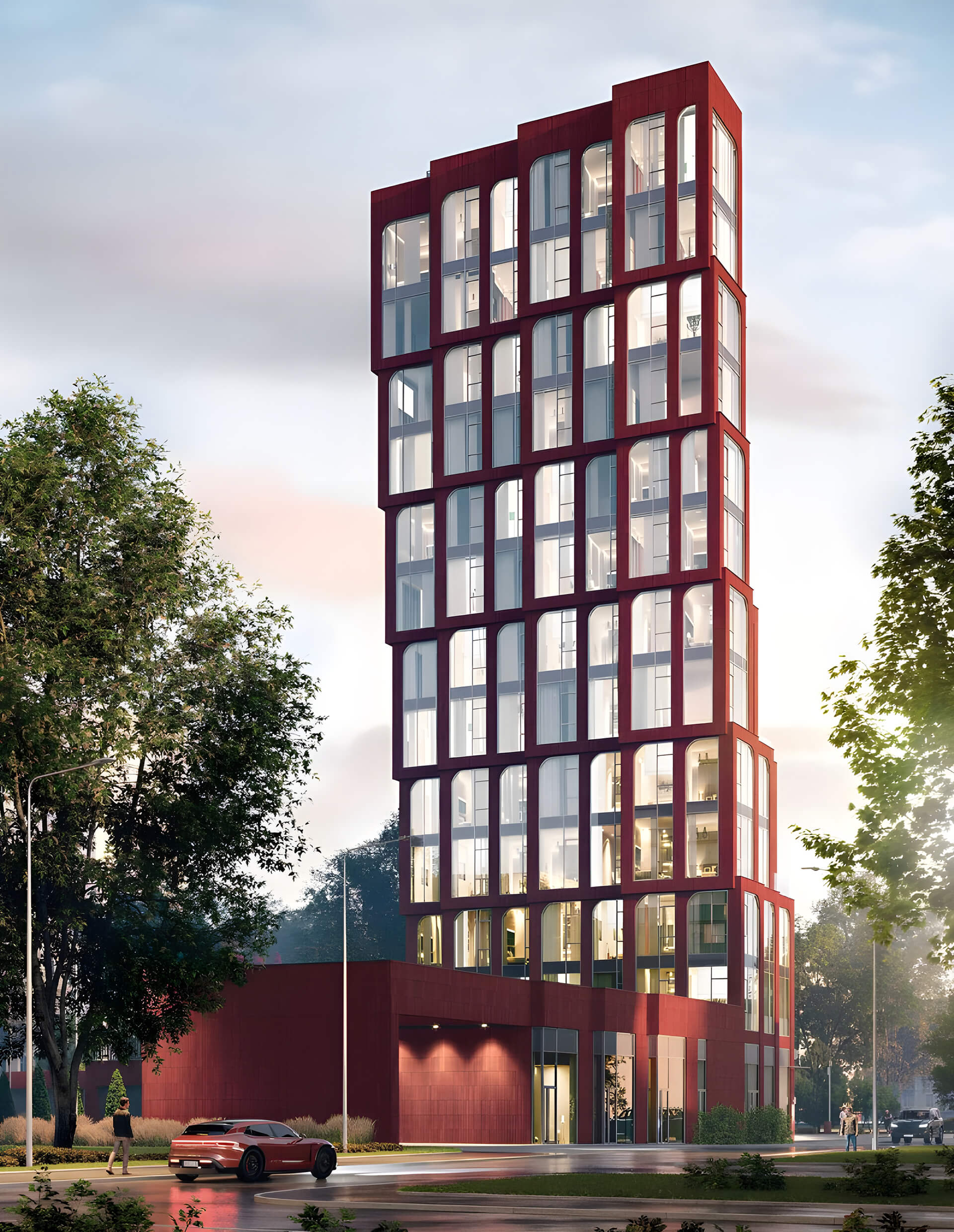 Архитектура ЖК «Зиккурат Преображенский»