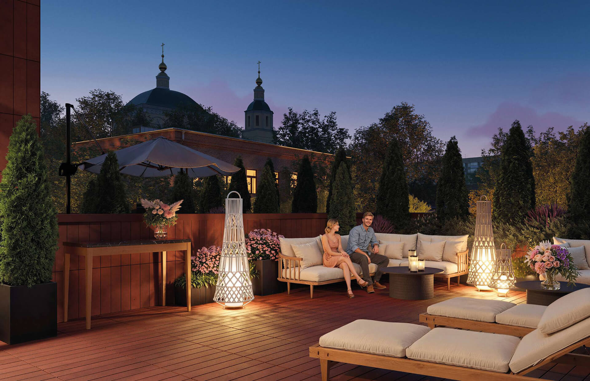 Благоустройство ЖК «Зиккурат Преображенский»